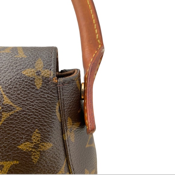 Authentic Louis Vuitton Looping Mini Monogram Shoulder Bag M51147 - Picture 10 of 16